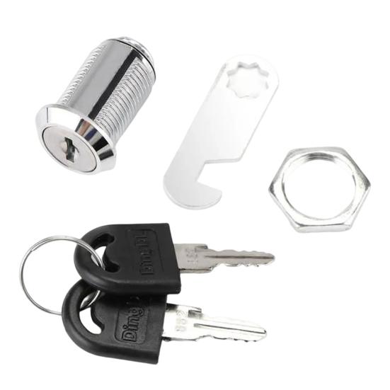 Замок картотечного шкафа Устойчив к ржавчине Простота установки Прочный Широкий спектр применения Простое управление Противоугонная защита из цинкового сплава Одностворчатый эксцентриковый замок Домашние поставки