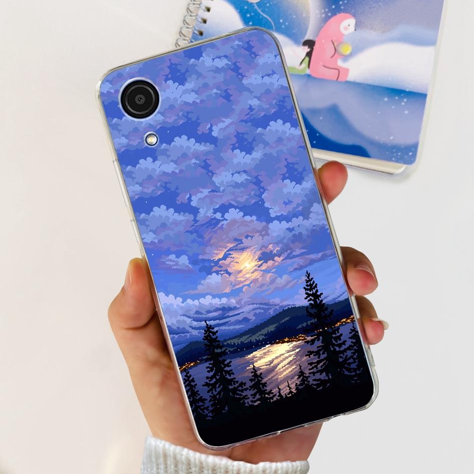 For Cover Samsung Galaxy A03 Core Phone Case Stylish Flower Butterfly Soft Silicone Clear Cover For Samsung A03 Core A032F Coque