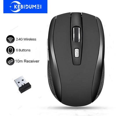 2.4G Беспроводная мышь Игровая мышь Регулируемая 1600DPI Оптическая офисная мышь Эргономичная мышь для ноутбука ПК MacBook