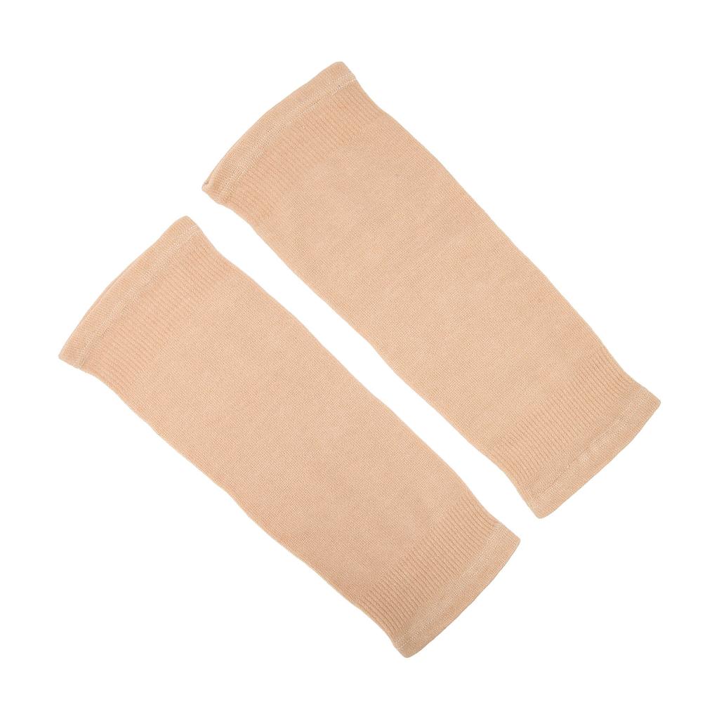 2Pcs Knee Brace Sleeve Breathable Comfortable Thin Stretchy Soft Skin Color Knee Protection Sleeve