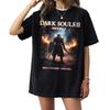 Летняя мода 2026 Трендовая мужская женская винтажная футболка Dark Souls 2, Ретро Y2K игровая футболка Soulsborne, Унисекс игровая футболка с принтом