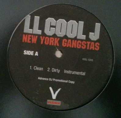 12-дюймовая пластинка LL COOL J New York Gangstas VIOL1205 Violator Record 2008 US Rap HipHopRB Б/у