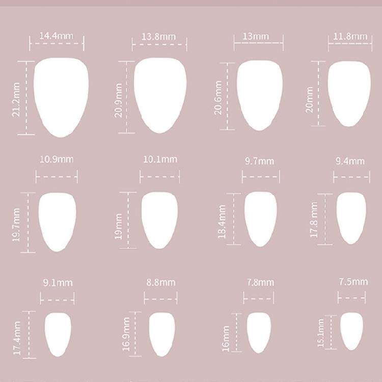 24 шт. Миндальные Накладные Ногти Глянцевые Акриловые Ногти С Золотыми Линиями Дизайн Ногтевые Аксессуары Накладные Ногти Для Женщин Девушек