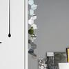 12pcs with Protective Film Acrylic Mirror Decal Acrylic Self-adhesive Mirror Tile  Kitchen
