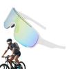Riding Goggles, Helmet Goggles - Shield Sunglasses Safety Design Ergonomic Anti-Fog Windproof Protective Glasses