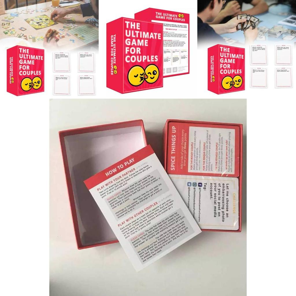 Идеальная игра для пар Развлекательная романтическая игра для свиданий Карточная игра для совместных занятий