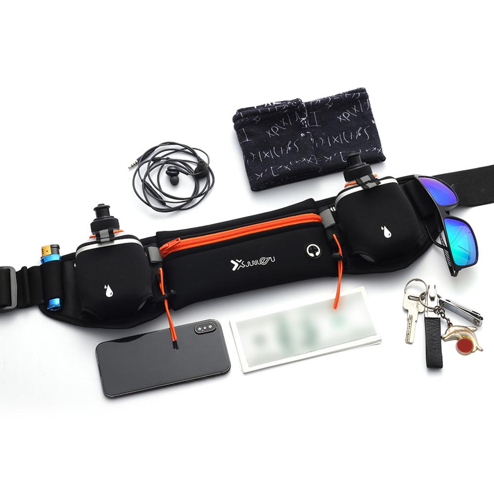 Waist Bag Running Belt with Water Bottles Phone Bag Waterproof for Sport Fitness