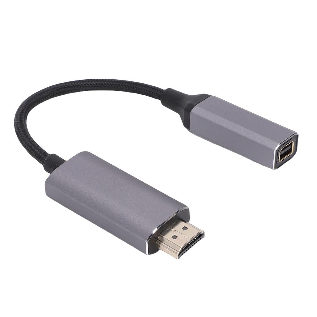 Кабель HD на Mini DisplayPort из алюминиевого сплава 1080P 60 Гц Однонаправленный HD Male на Mini DisplayPort Female Шнур с USB
