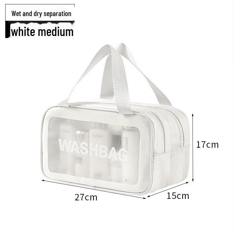 Модная вместительная водонепроницаемая прозрачная косметичка для женщин - портативное хранилище для туалетных принадлежностей для путешествий