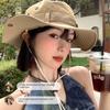 Полиэстеровая большая шляпа от солнца с карнизом, широкополая шляпа-ведро, однотонные шляпы от солнца, лето