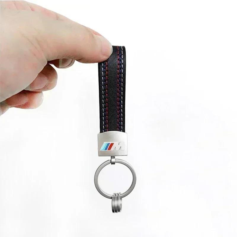 Брелок для ключей автомобиля Подвеска Двустороннее кольцо для ключей Для BMW M X1 X3 X4 X5 X6 1 3 4 5 Серии X7 F10 F15 F16 F20 F30 F18 F25 E36 E46 E90