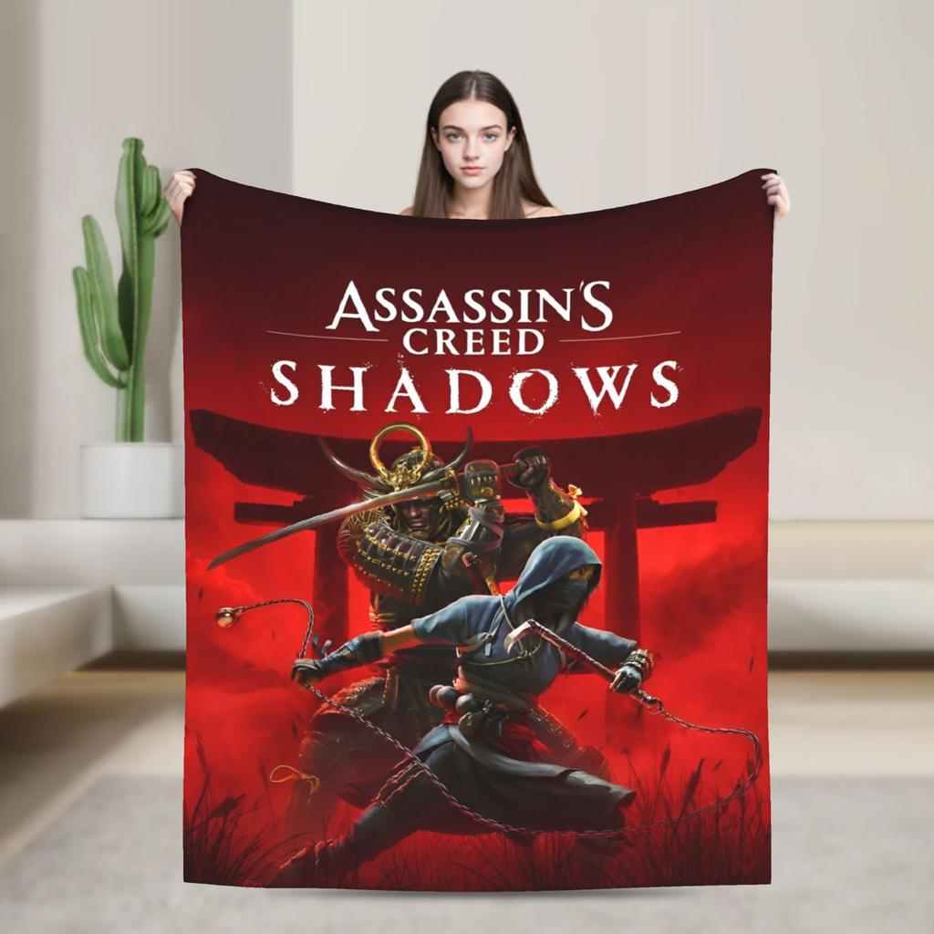 A- Assassin's Creed Пледы Фланелевые Винтажные Теплые Пледы для Покрывала Осень/Зима