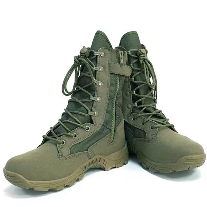 Модные новые ботинки-берцы с высоким голенищем, зеленые, пустынно-коричневые, легкие тренировочные ботинки, ботинки для хайкинга