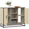 VidaXL Buffet Sonoma Oak 92x35x76 Cm Engineered Wood, Storage Cabinet, Entryway Furniture, Accent Furniture, Furniture of 849015