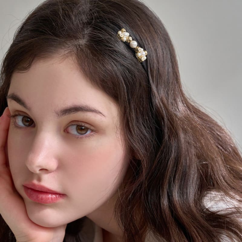 Жан Поль Кларисс Мини Жемчужная Лента Повязка для волос LFHB0468