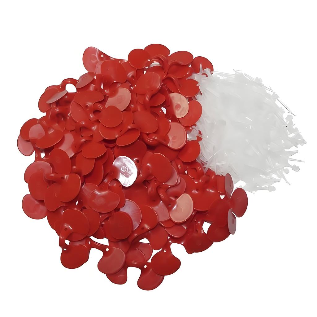 1000 Pcs medium size diameter 53mm with bolt type poultry and chicken goggles anti pecking and bite protection