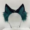 Simulation beast ear headband cute plush dress simulation wolf accessories wolf lone wolf headband headband hair accessories