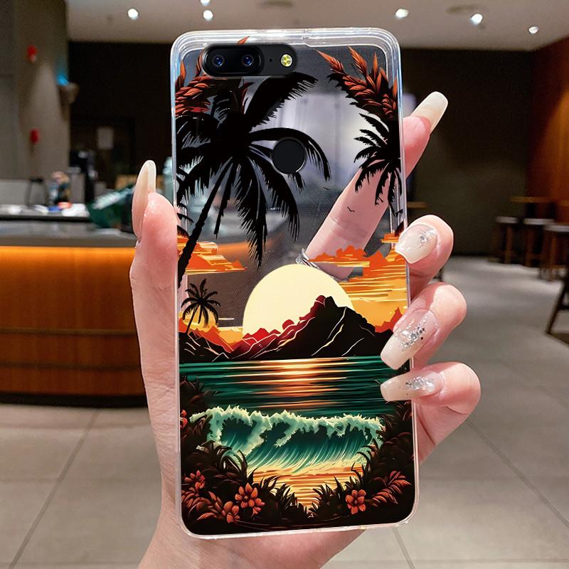 Casing For OnePlus 5T A5010 Phone Case Aesthetic Luxury Cute Cool Boys Girls Soft silicone Back Cover Transparent TPU Shell