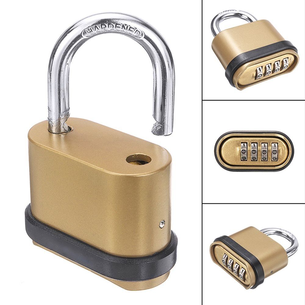 Waterproof Combination Padlock Zinc Alloy Security Padlock Padlock Hardware  Indoor Outdoor Use