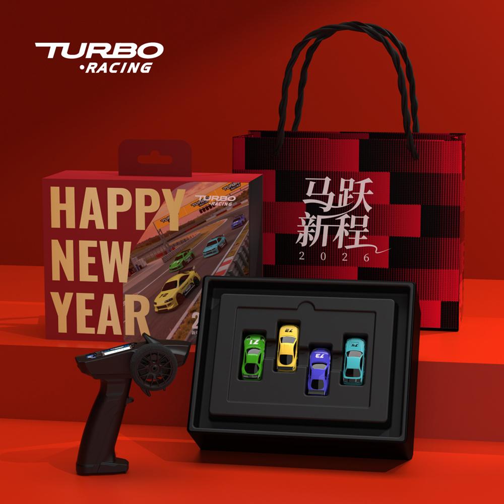 New Year Gift!!! Turbo Racing 1:76 Ultra-mini Rc Model Car Set C71/C72/C73/C74 RWD RC Car P32S P32-S 2.4Ghz Remote Controller