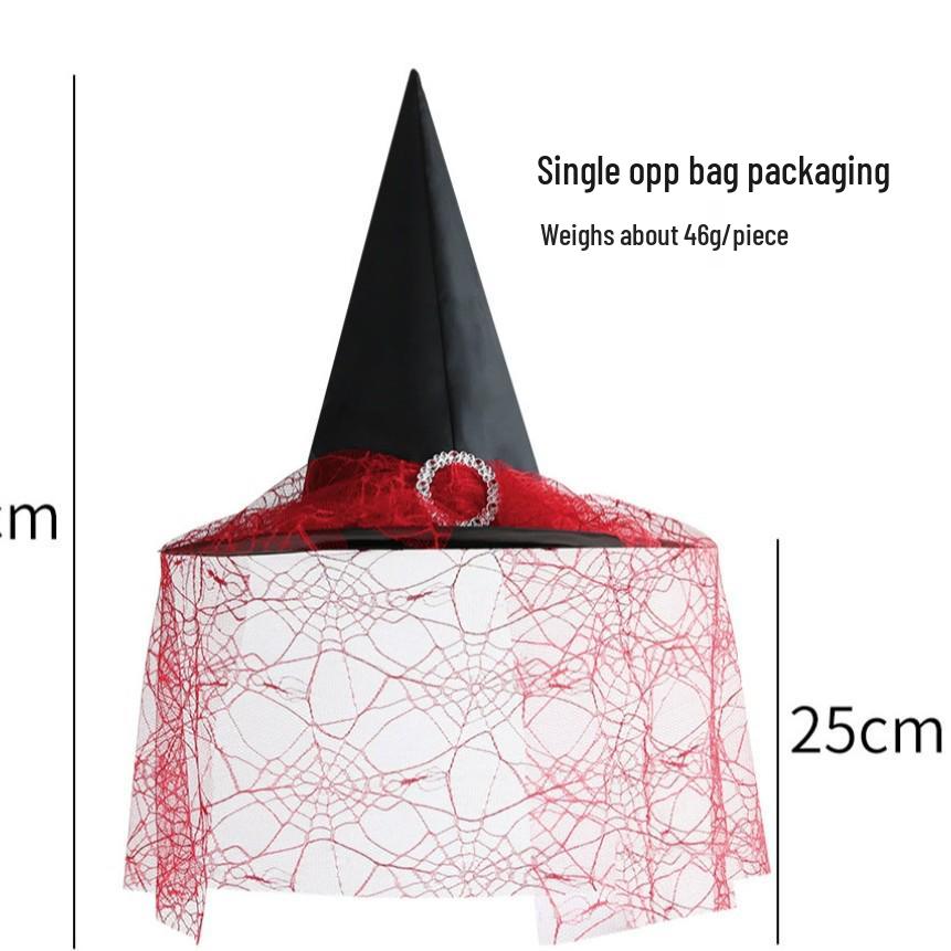 Колпак ведьмы Костюм на Хэллоуин Головной убор для взрослых и детей