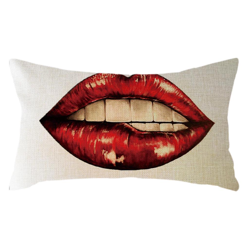 Minimalist Geometric Pillow Case Linen 30x50cm Cushion Cover Home Decor