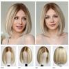 HAIRCUBE Парики из человеческих волос Коричневый Блондин Боб Боб Парики из натуральных волос Предварительно выщипанные блондинки Золотые HD Парики из натуральных волос на кружеве Короткие прямые парики из человеческих волос Remy