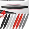 2/4Pcs New Car Bumper Anti-collision Strips Extended Version Carbon Fibre Protection Strips Cars Exterior Decoration Accessories