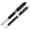 Name Engraved Ballpoint Pen Fountain Pen Set of 2 Platinum 1000C Plaisir Medium Point Black Ballpoint Pen Fountain Pen PLATINUM & & & (Medium Point)