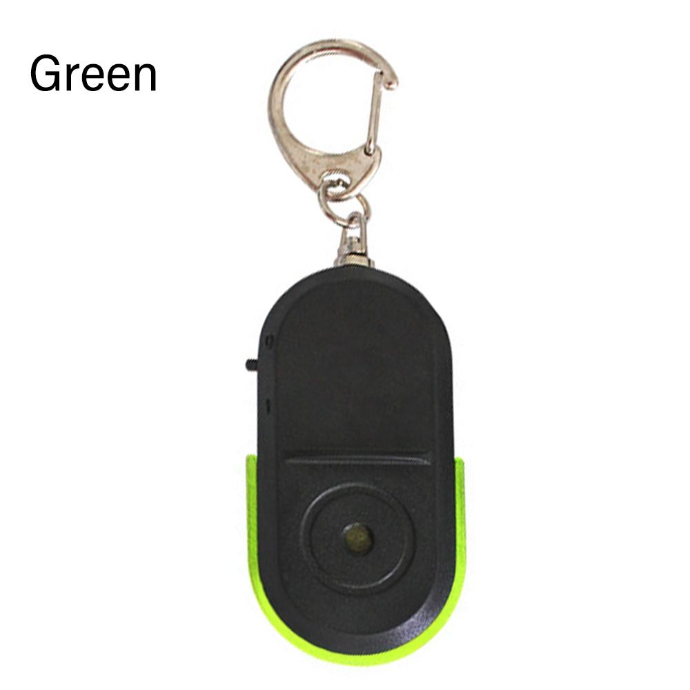 Mini With LED Light Whistle Sound Locator Keychain Key Finder Sensor Anti-Lost Alarm Key Finder