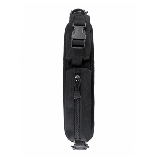 Backpack Strap Pouch with Zipper Simple Installation Quick Release Shoulder Strap Bag Attachment Tactical Accessories