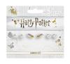 Harry Potter Deathly Hallows/Golden Snitch/Platform Stud Earring Set