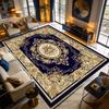 Blue Beige European Fluffy CARPET FOR LIVE ROOM Home Decoration Luxury Antiskid Soft Rug Big Size Washable Short Velvet Foot Mat