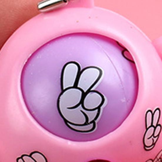 5 шт./компл. Мини-игрушка «Камень, ножницы, бумага», интересная декоративная пластиковая симпатичная игрушка «Мора», честная игра-угадайка для детей