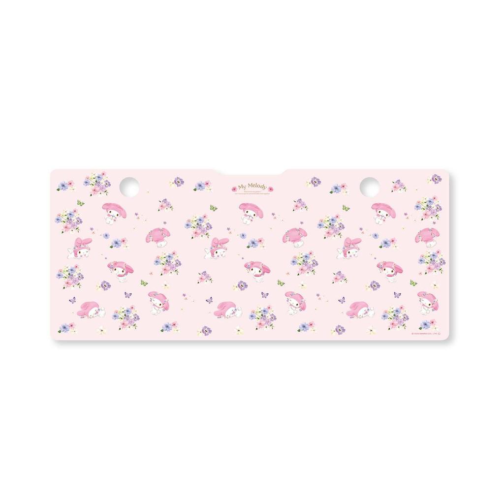Allone Desk Mat, 140cm, for Electric Height-Adjustable Desks, Sanrio Characters, My Melody, 140 x 0.3 x 60cm, Stitched to Prevent Fraying, Non-Slip