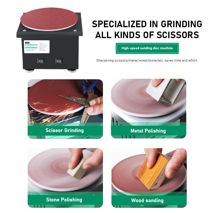 Высокоскоростная шлифовальная машина с диском, точилка для ножей, многофункциональный электрический ленточный шлифовальный станок, настольная шлифовально-полировальная машина