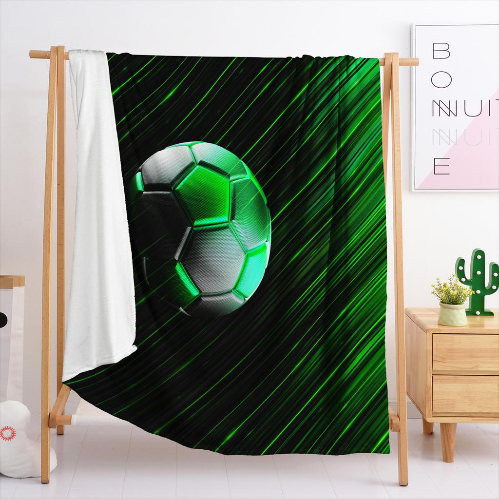 Blanket Flannel Blanket Sports Ball 3D Digital Printing Blanket Blanket