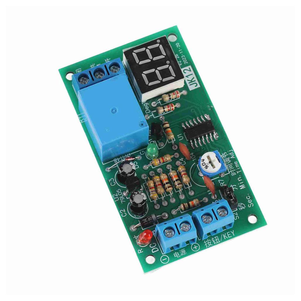 DC12V LED Display Countdown Timing Timer Delay Turn OFF Relay Switch Module