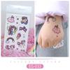 Unicorn Glitter Tattoo Stickers: Cute Temporary Cartoons for Kids
