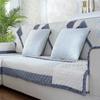 Cotton Anti-slip Quilting Washed Cotton Sofa Cushion Pastoral Patchwork Cotton Four Seasons Sofa Towel Floating Window Cushion