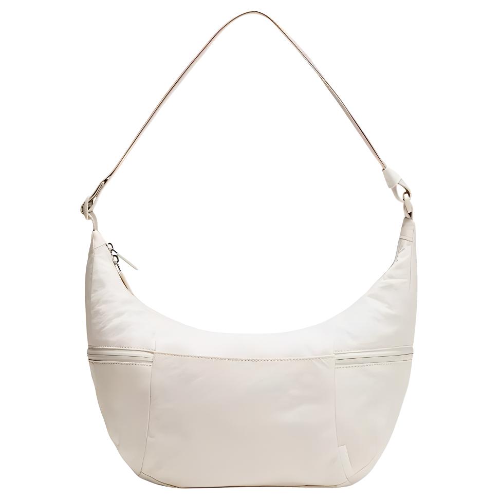 Lululemon Recycled Nylon Shoulder Bag, Crossbody Bag Unisex Ivory White LU9CACS-033454