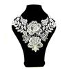 Embroidered Lace Collar for Women Trim Embroidered Applique Neckline Hollow Out Lace Collar