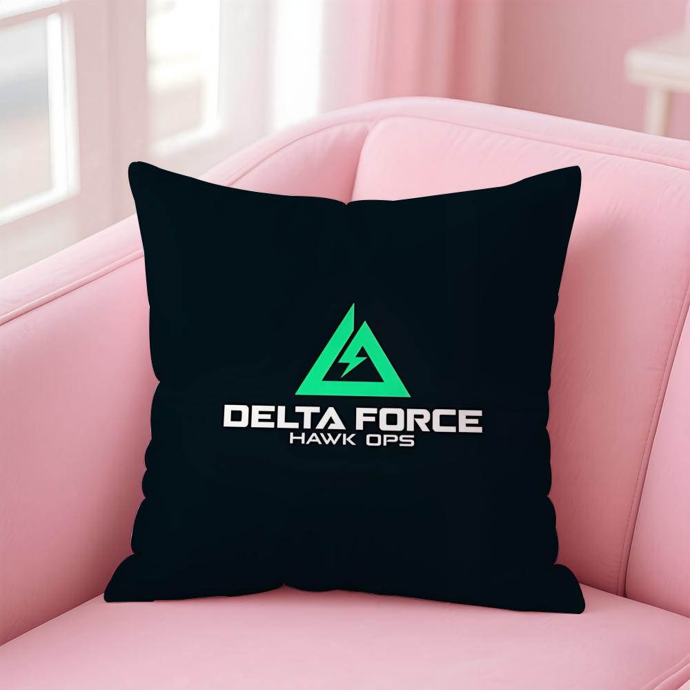 Горячая игра-шутер D-Delta Force Наволочка Подушка Короткий Плюш Невидимая Молния Комната Диван Наволочка