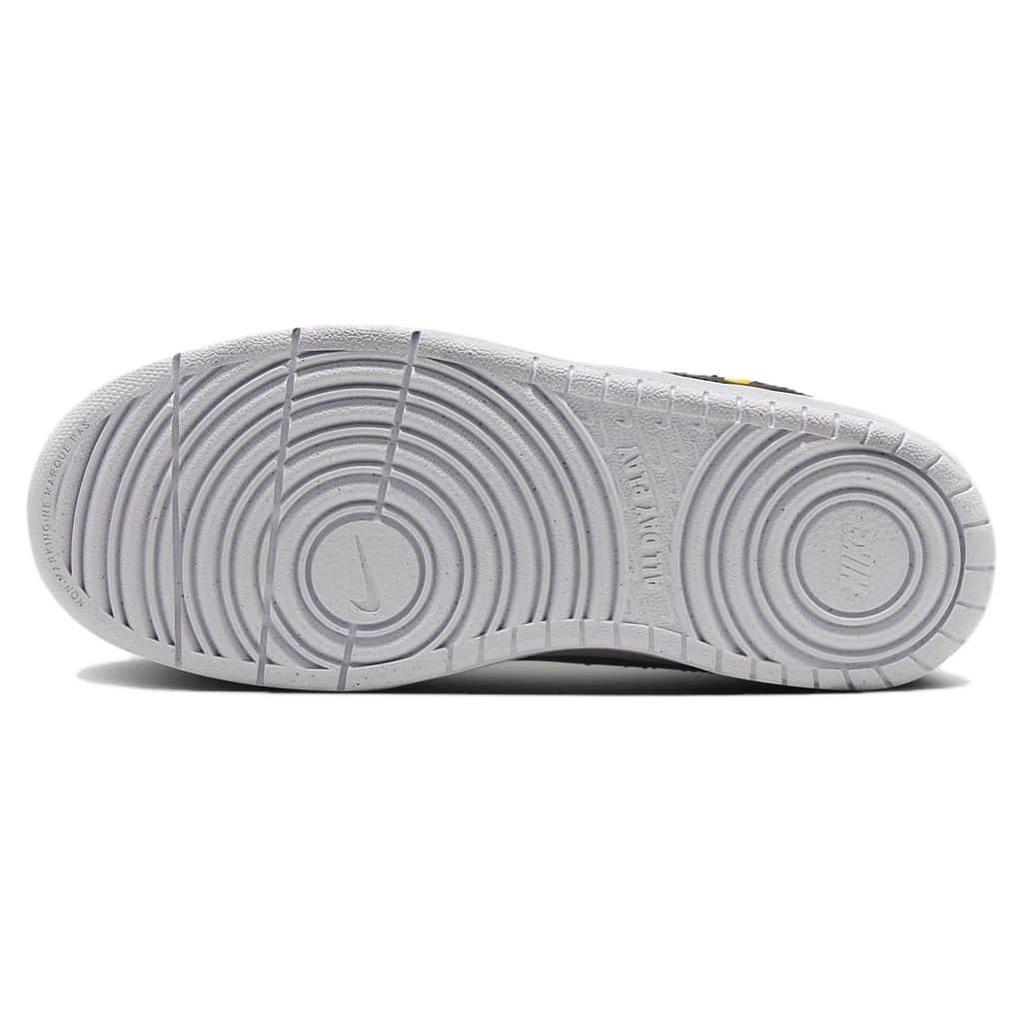 Nike Court Borough Удобные Повседневные Нескользящие Прочные Низкие Детские Кроссовки Детские Кроссовки Белые Зеленые HF5750-101