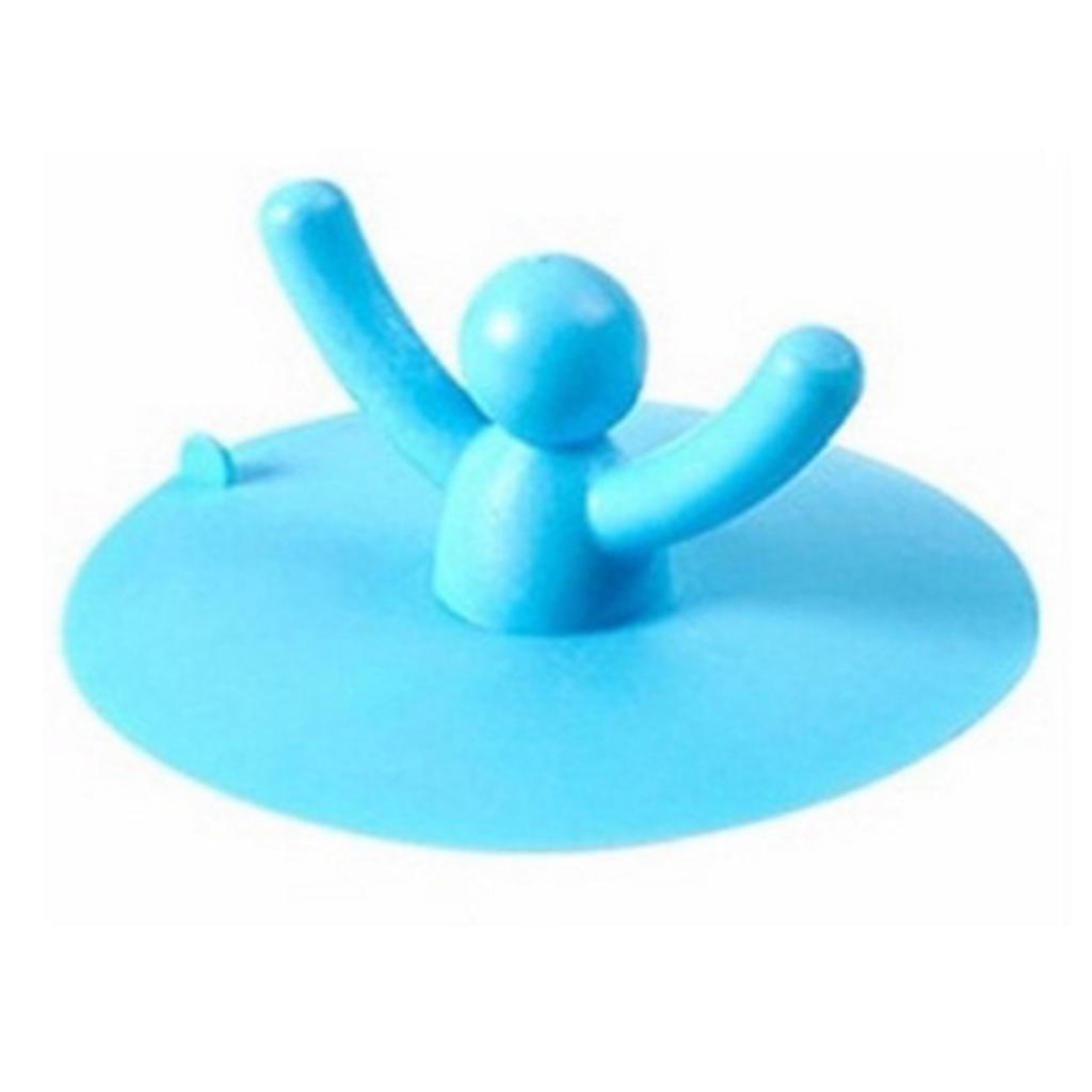 Пробка для слива раковины в форме человека, диаметр 9,5 см/3,74 дюйма, хорошая адсорбция для кухни, ванной комнаты, герметичность