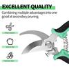Garden Pruning Shears Stainless Steel Gardening Shears Tree Branch Cutter Snips