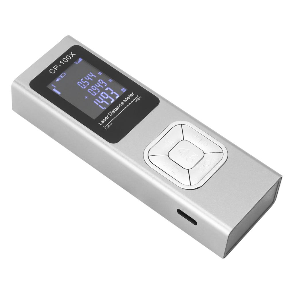 Laser Distance Meter Ultra Thin Rechargeable High Accuracy Mini Digital Laser Measurement Tool for