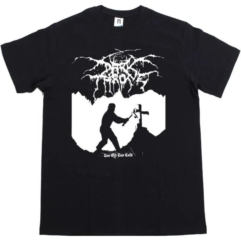 Унисекс хлопковая футболка с коротким рукавом и круглым вырезом Darkthrone