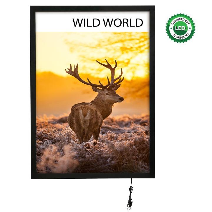 Magnetic illuminated frame A1