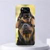 Мягкий чехол для собаки породы ротвейлер для Xiaomi Poco X7 X6 X5 X4 X3 Nfc F7 Ultra F6 F5 Pro Чехол для телефона F4 Gt F3 M5S M4 M3 M5 M6 Coque